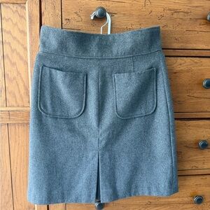 Ann Taylor Charcoal Mini Skirt